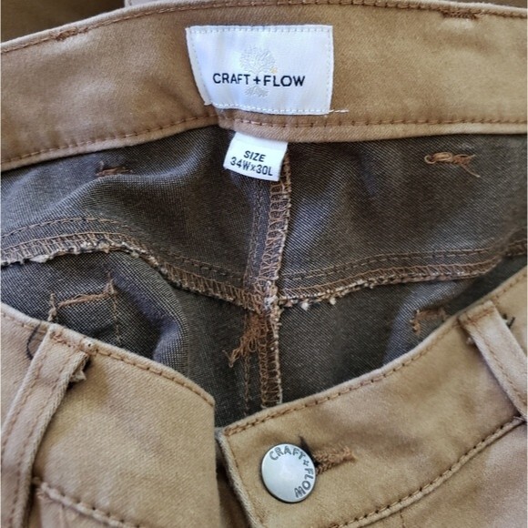 Craft + Flow Five Pocket Zipper Fly Pants - Picture 4 of 6